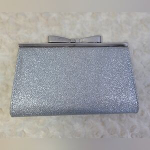 Elegant Silver Clutch Bag